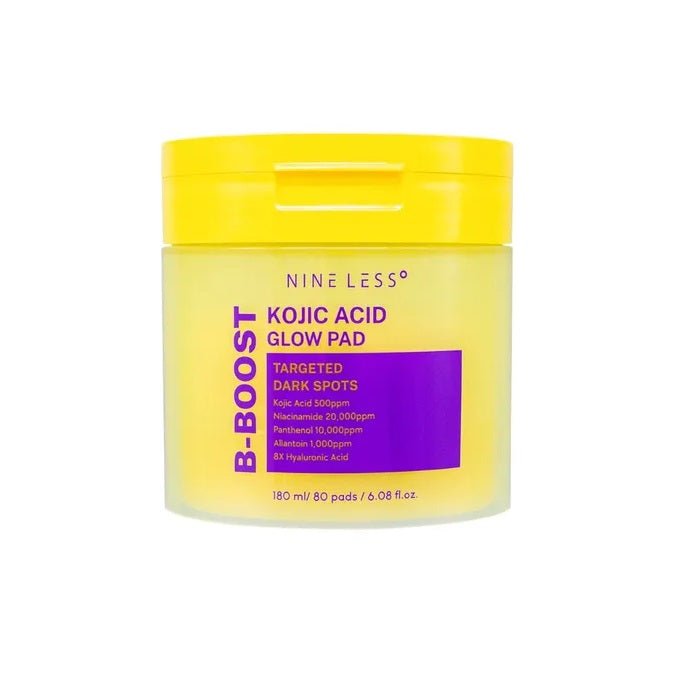 B-BOOST KOJIC ACID GLOW TONER PAD - Dischete Pentru Luminozitate Cu Acid Kojic