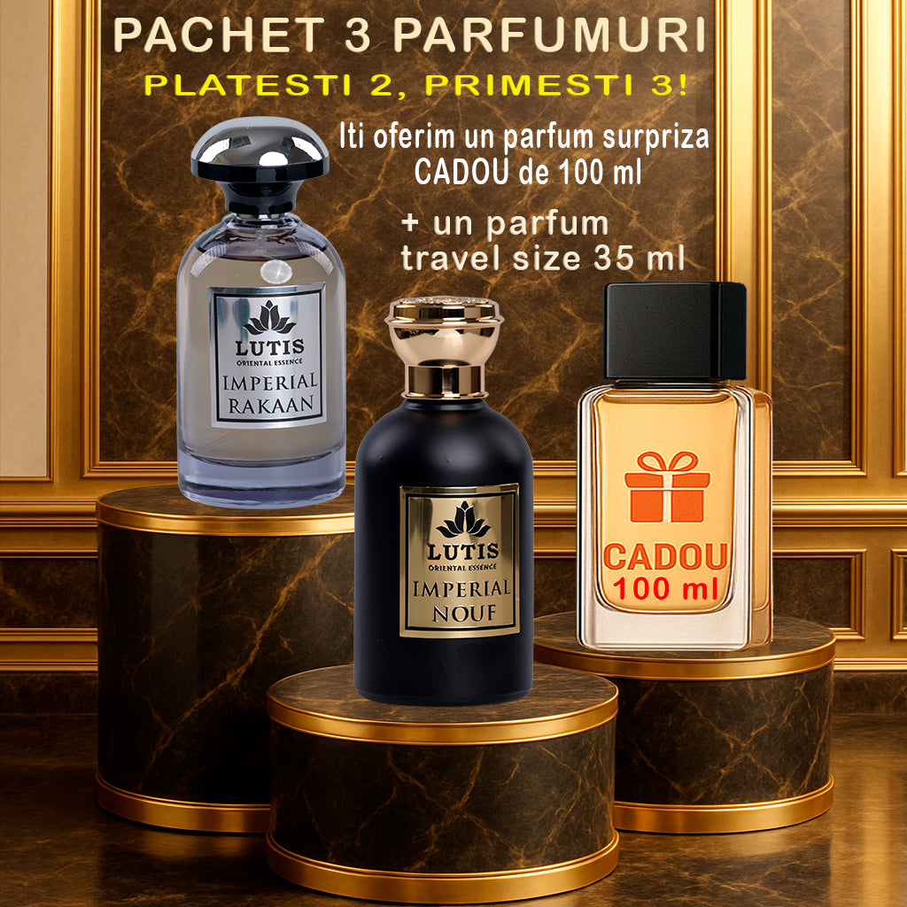 Pachet Parfum Arabesc El si Ea Imperial Rakaan 100 ml – Mi Erba 100 ml+Parfum 100 ml Cadou surpriză