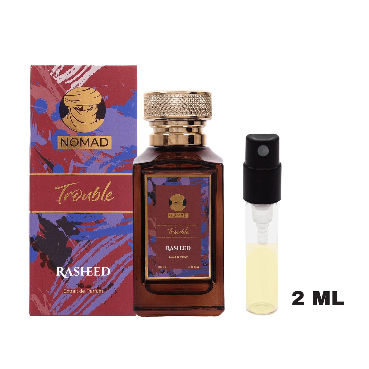 Mostra 2 ml Extract de parfum Rasheed – Trouble