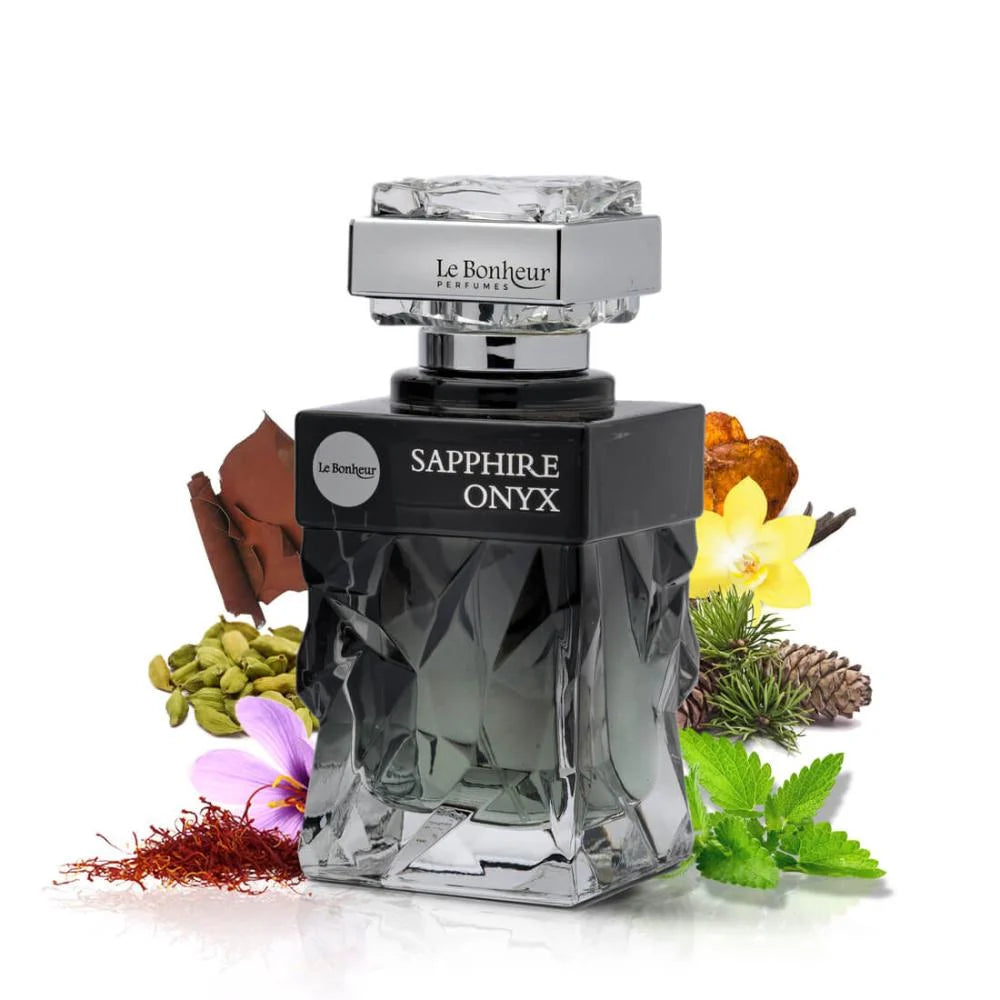 Apa de Parfum Sapphire Onyx by Le Bonheur, Unisex, 100 ml