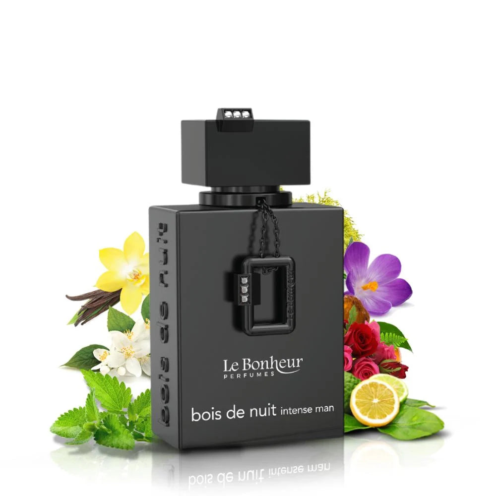 Apa de Parfum Bois de Nuit Intense by Le Bonheur, Barbati, 105 ml