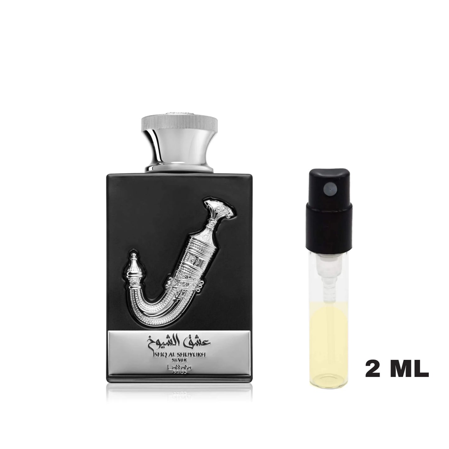 Mostra 2ml parfum Lattafa Pride Ishq Al Shuyukh Silver