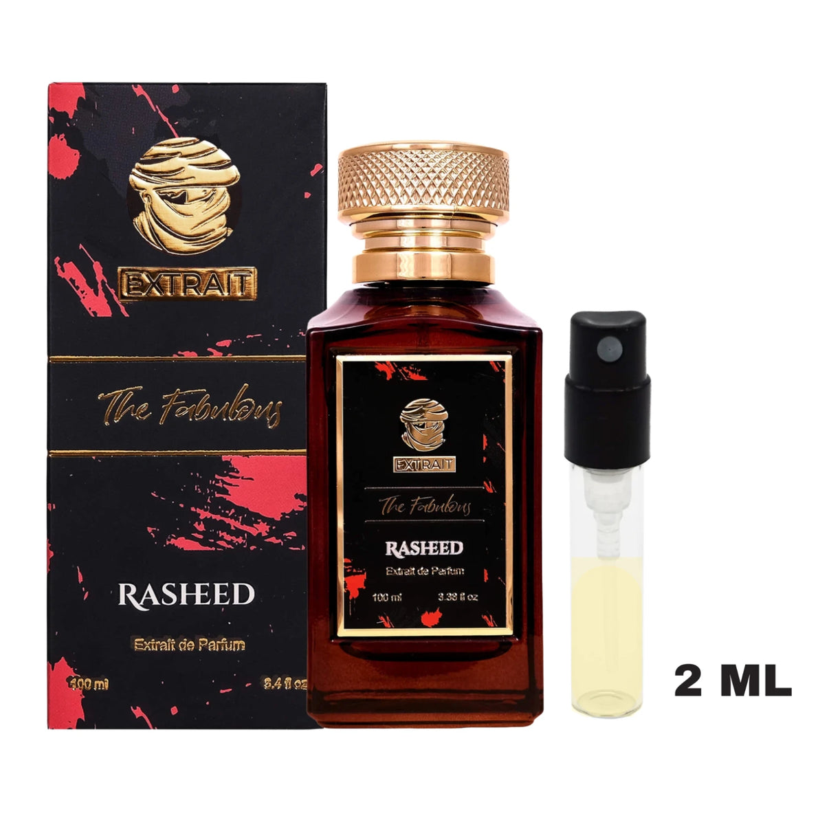 Mostra 2 ml Extract de parfum Rasheed – The Fabulous