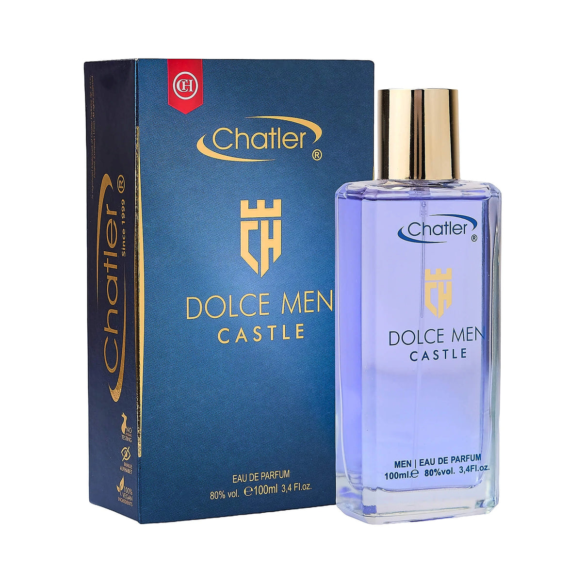 Apa de parfum Chatler – Dolce Men Castle 100 ml – Inspirat din K by Dolce&amp;Gabbana