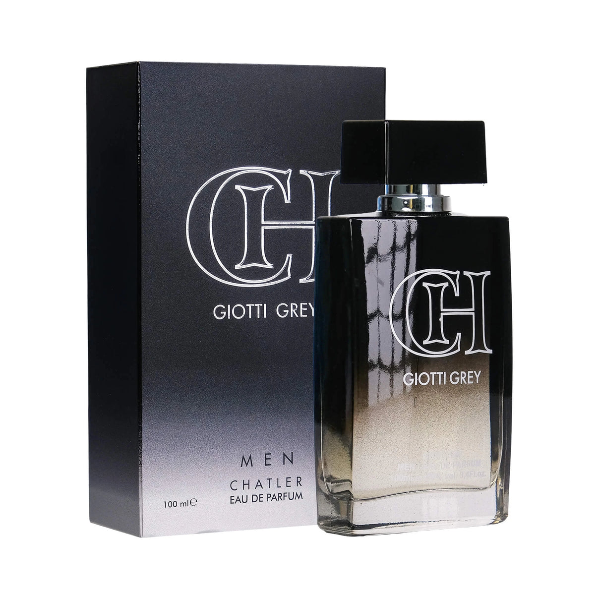 Apa de parfum Chatler – CH Giotti Grey Men 100 ml – Inspirat din Guc. Guilty Pour Homme