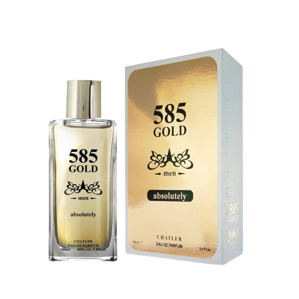 Apa de parfum Chatler – 585 Gold Men Absolutely 100 ml