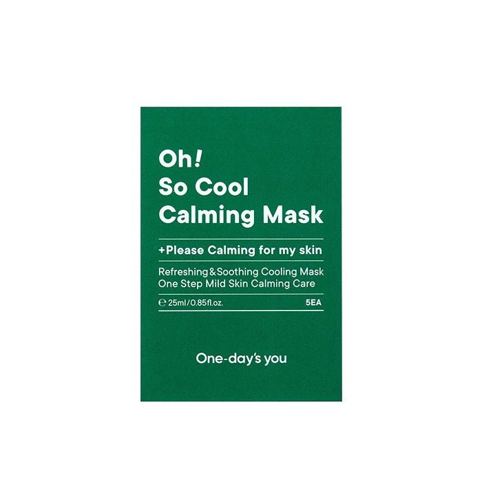 OH! SO COOL CALMING MASK - Set 5 Masti Pentru Calmare Si Efect De Racorire