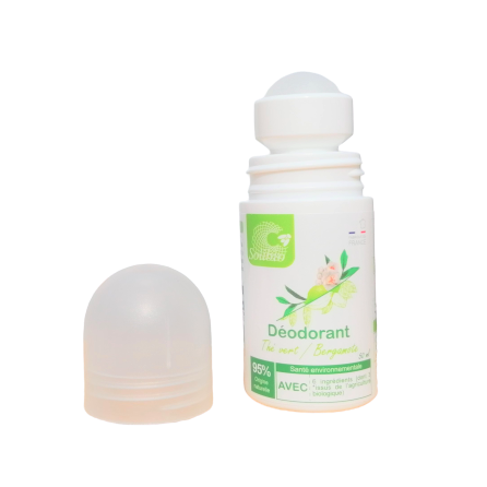 Deodorant/antiperspirant fără aluminiu ceai verde și bergamota Solibio