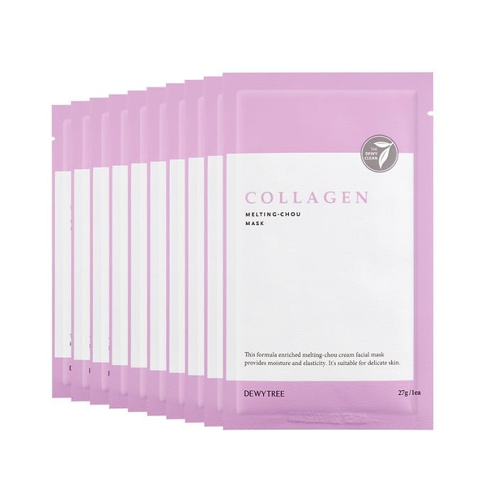 COLLAGEN MELTING-CHOU MASK - Set 10 Masti Cu Acid Hialuronic Si Colagen