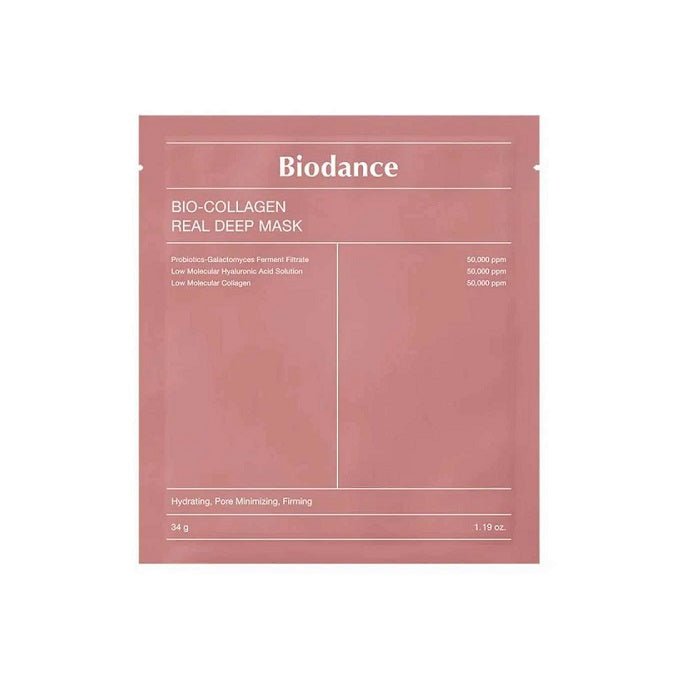 BIO-COLLAGEN REAL DEEP MASK - Masca Servetel Cu Colagen Si Hidrogel Cu Hidratare Ridicata