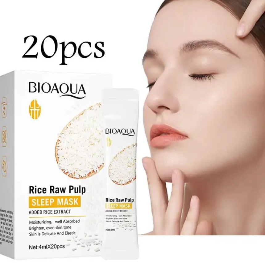 20 Masti de Noapte cu Pulpa de Orez Bioaqua