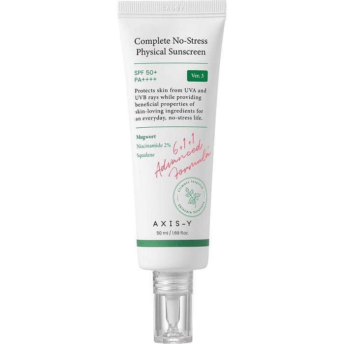 COMPLETE NO-STRESS PHYSICAL SUNSCREEN- Crema De Fata Cu Protectie Solara Spf 50+ Pa++++
