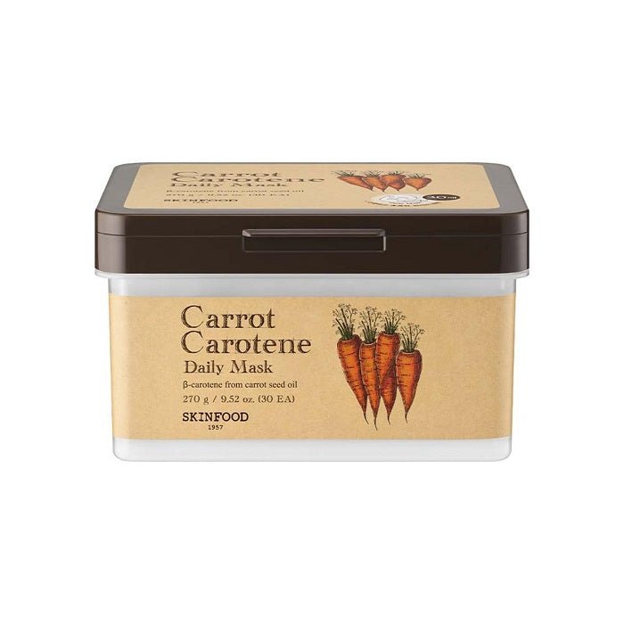 CARROT CAROTENE DAILY MASK - 30 Masti Faciale Hidratante Cu Extract De Morcov