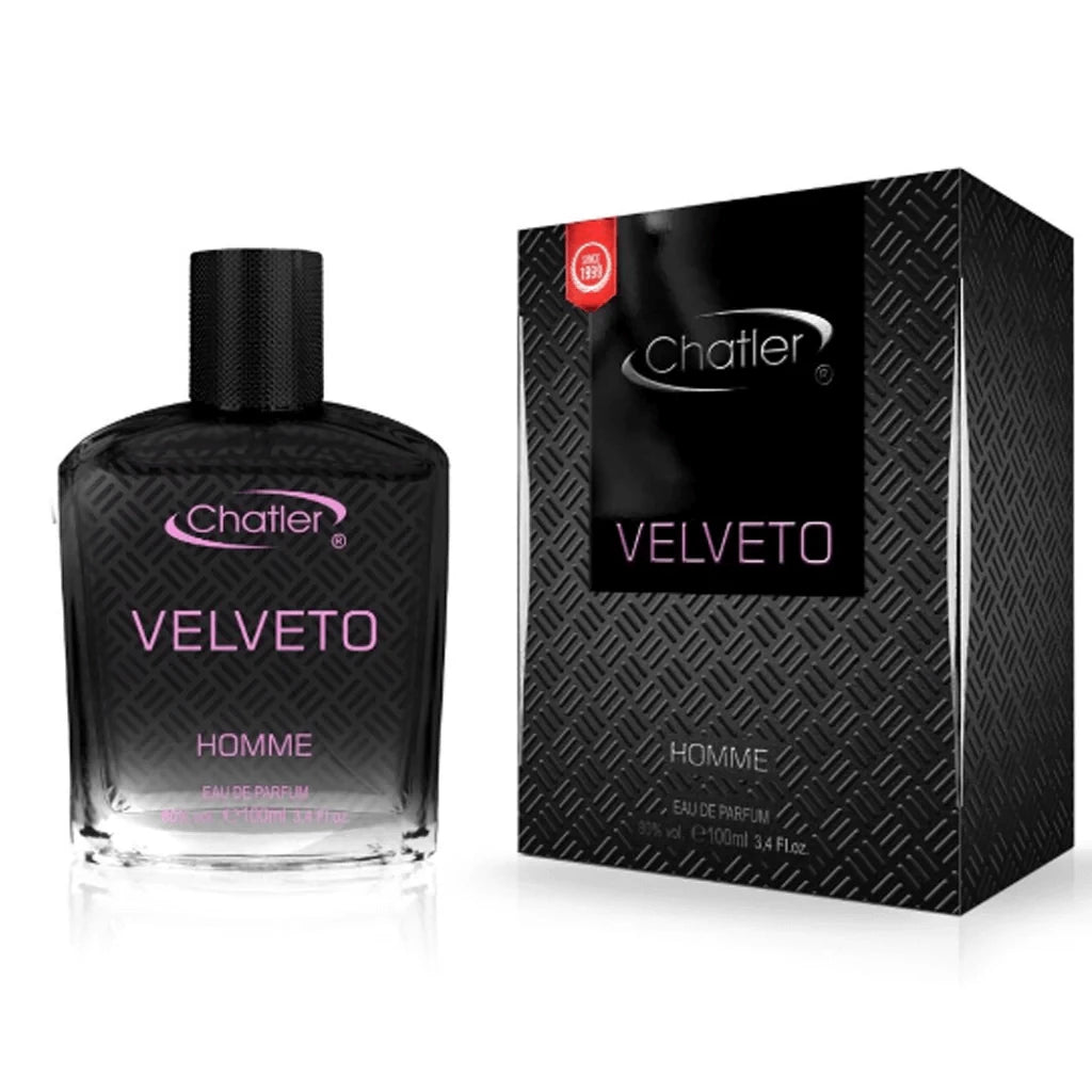 Apa de parfum Chatler – Velveto Homme 100 Ml – Inspirat din V. Born In Roma Uomo