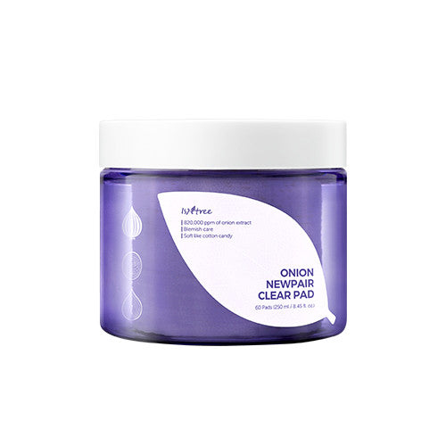 Onion newpair line - Dischete tonifiante cu extract de ceapa pentru tenul problematic, 250ml (60buc) | Isntree