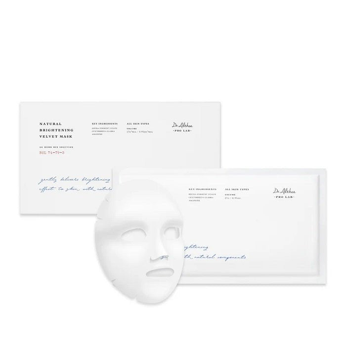 NATURAL BRIGHTENING VELVET MASK - Masca De Fata Pentru Iluminare