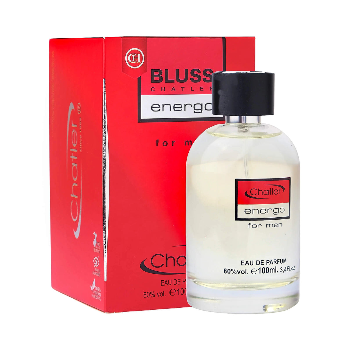 Apa de parfum Chatler – Energo Men 100 ml – Inspirat din Hugo B. Energise