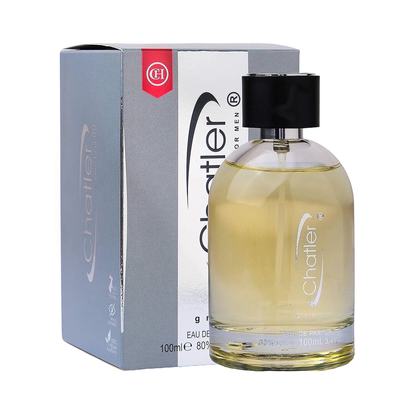 Apa de parfum Chatler – Grey Men 100 ml – Inspirat din Hugo B. Bottled