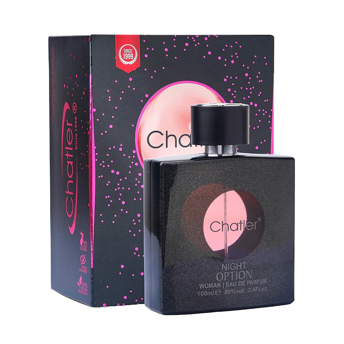 Apa de parfum Chatler – Option Night Women 100 ml – Inspirat din Y.S.L Opium Black