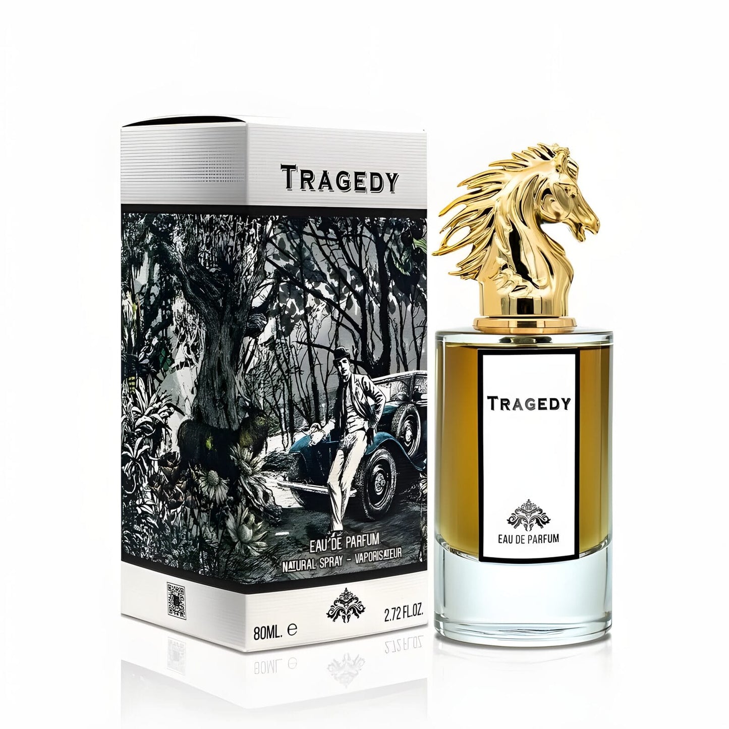 Apa de Parfum Fragrance World, Tragedy, Barbati, 80 ml