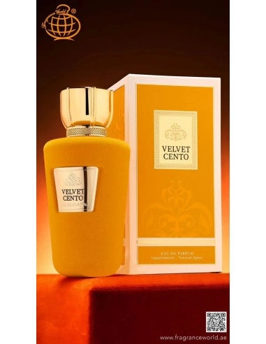 Apa de Parfum Velvet Cento by Fragrance World, Unisex, 100 ml