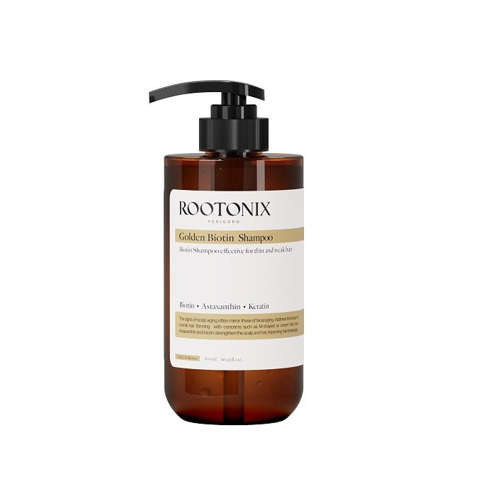 GOLDEN BIOTIN SHAMPOO - Sampon Cu Biotina Si Keratina Pentru Par Subtire Si Fragil