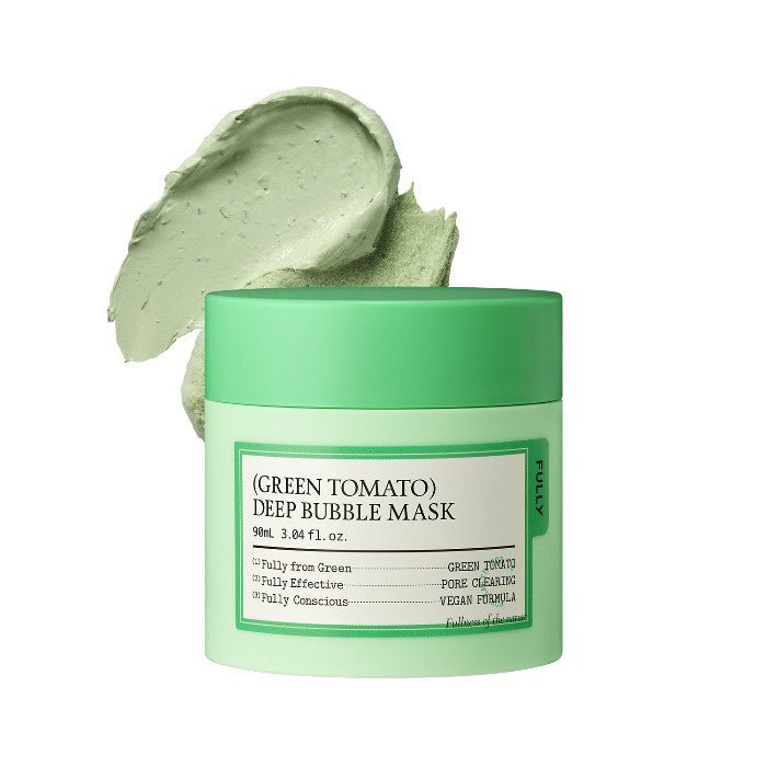 FULLY GREEN TOMATO DEEP BUBBLE MASK - Masca Tip Spuma Cu Efect De Curatare Profunda