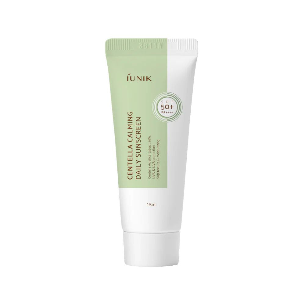 Iunik Centella Calming Daily Sunscreen, 15ml, VARIANTA MINI