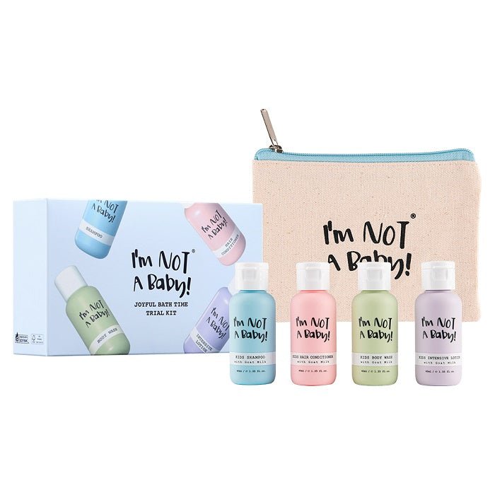 JOYFUL BATH TIME TRIAL KIT - Kit Travel Sampon,Balsam, Gel De Dus Si Lotiune