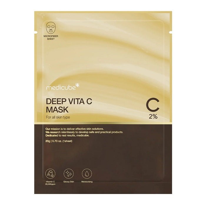 DEEP VITA C MASK - BRIGHTENING VITAMIN C - Masca De Fata Cu 2% Vitamina C