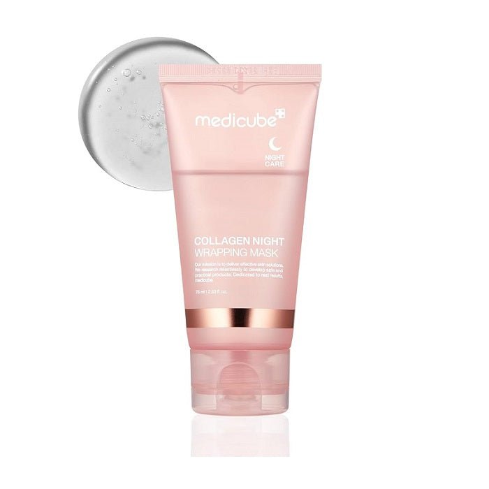 COLLAGEN NIGHT WRAPPING MASK - Masca De Noapte Cu Colagen Pentru Hidratare Si Fermitate