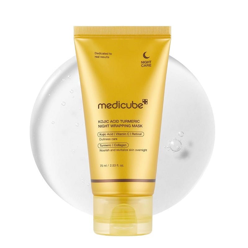 KOJIC TURMERIC NIGHT WRAPPING MASK - Masca De Fata Peel Off Cu Acid Kojic