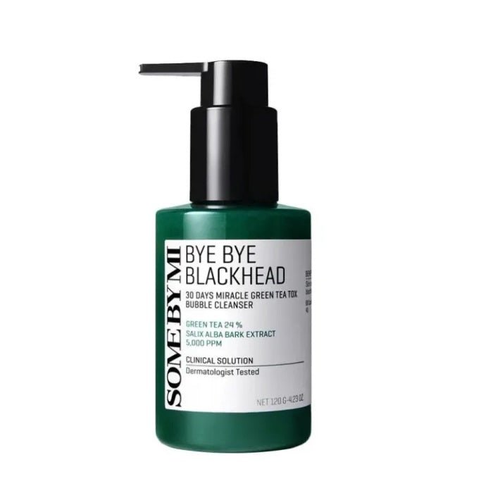 BYE BYE BLACKHEAD 30 DAYS MIRACLE GREEN TEA TOX BUBBLE CLEANSER - Spuma De Curatare Pentru Indepartare Puncte Negre