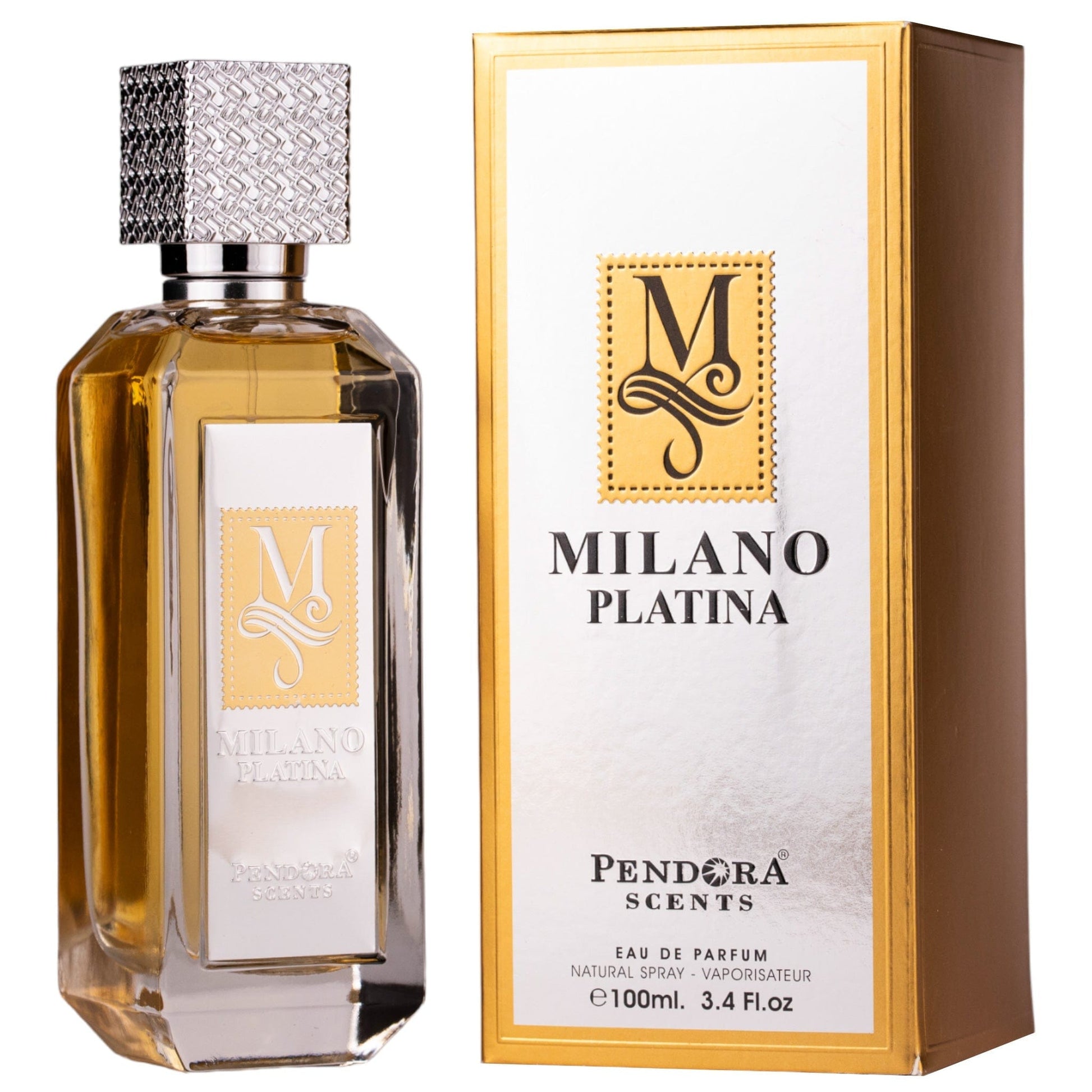 Apa de Parfum Paris Corner, Milano Platina, Barbati, 100 ml