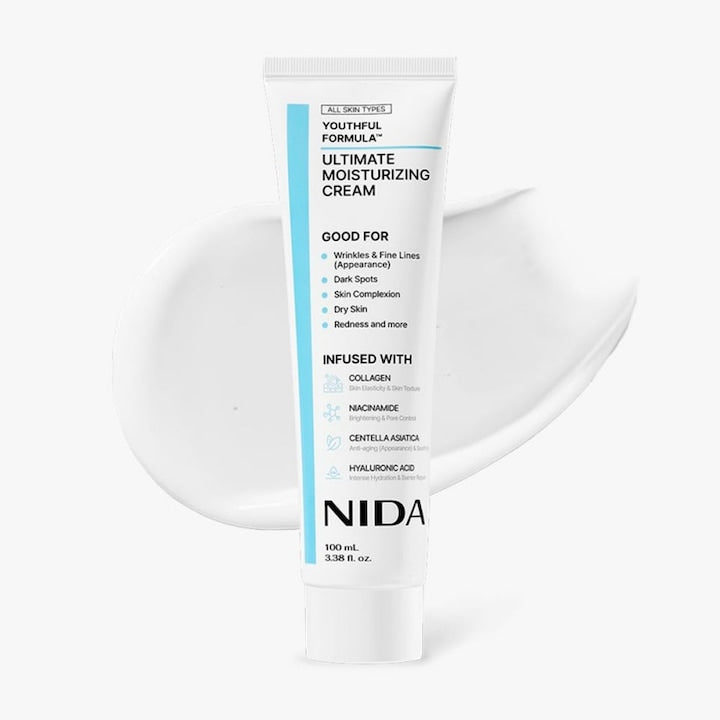 Crema de zi hidratanta si fermitate NIDA  100ml - Pentru ten normal  ingrijire intensiva cu efect de fermitate  Crema de fata Normal Zi