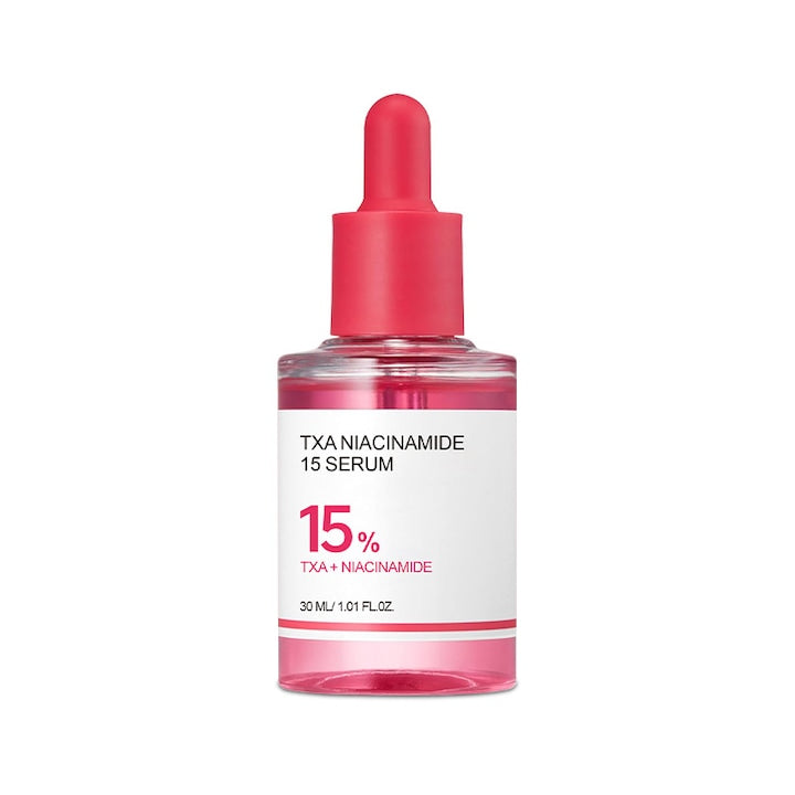 Serum cu Acid Tranexamic 15% si Niacinamida 10%  Tratament pentru Acnee  Imbunatatirea Texturii Pielii  30ml