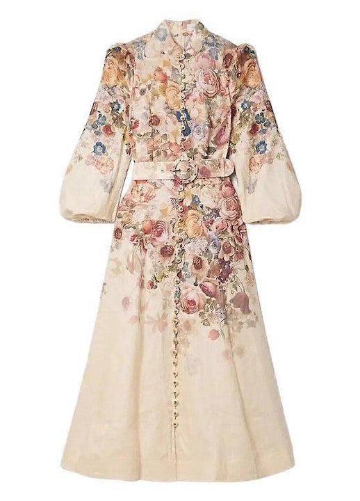 OEM - Midi Dress In Multicolor 12 installments with 0% interest