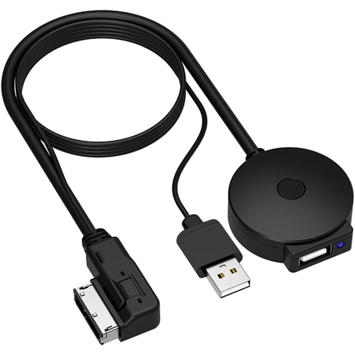 Modul Bluetooth 5.0  cu USB pentru Audi MMI 2G  plug and play  aux in  redare audio  Negru