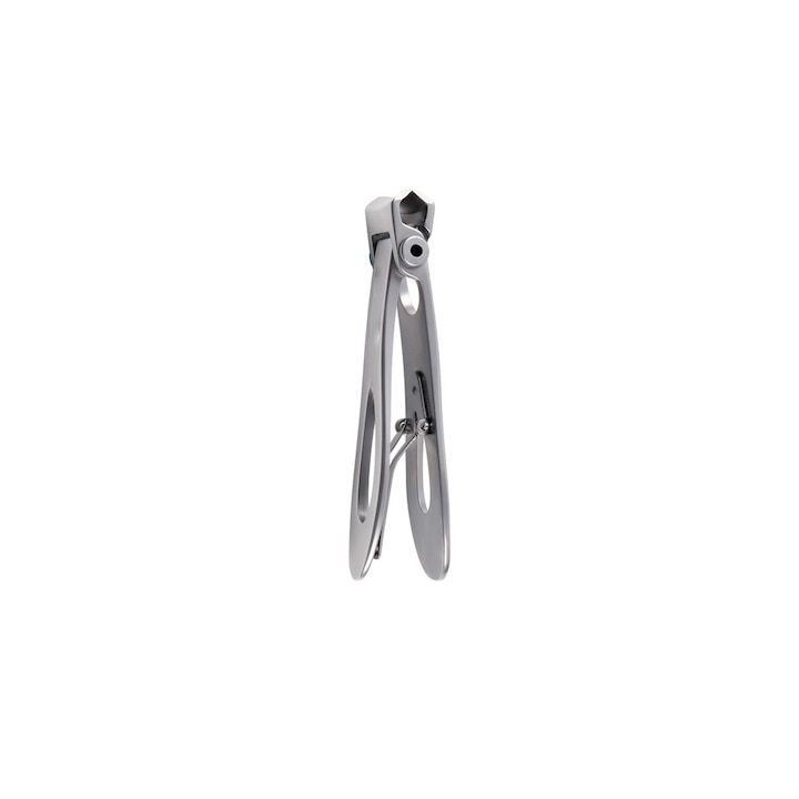 Unghiera XXL din Otel Inoxidabil cu inchidere magnetica  Deschidere Lata de 17mm  Lama Ascutita  Design Ergonomic  pentru Unghii Groase  Manichiura  Pedichiura  Animale de Companie - Argintiu