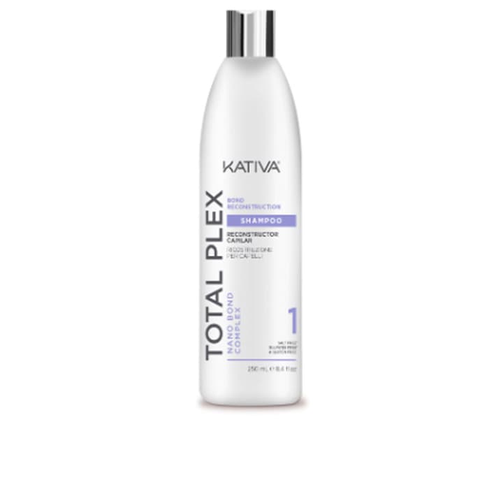 Kativa Total Plex Reconstructive Shampoo 355 ml with sunflower oil, rice protein