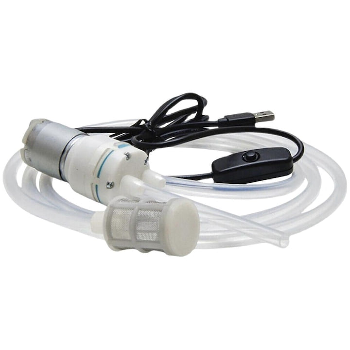 Pompa electrica de vin  dispozitiv portabil de suctiune  3M tub de pompare  5V  2A