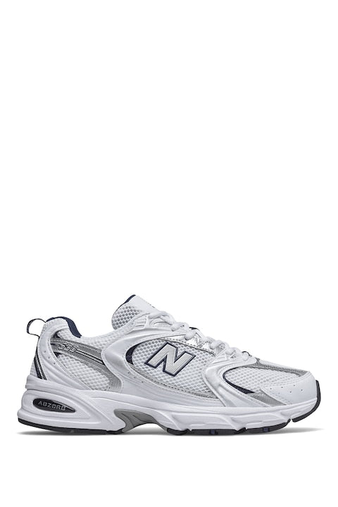 New Balance - Pantofi sport din plasa cu insertii din piele ecologica 530  Alb  6.5 12 rate cu 0% dobândă