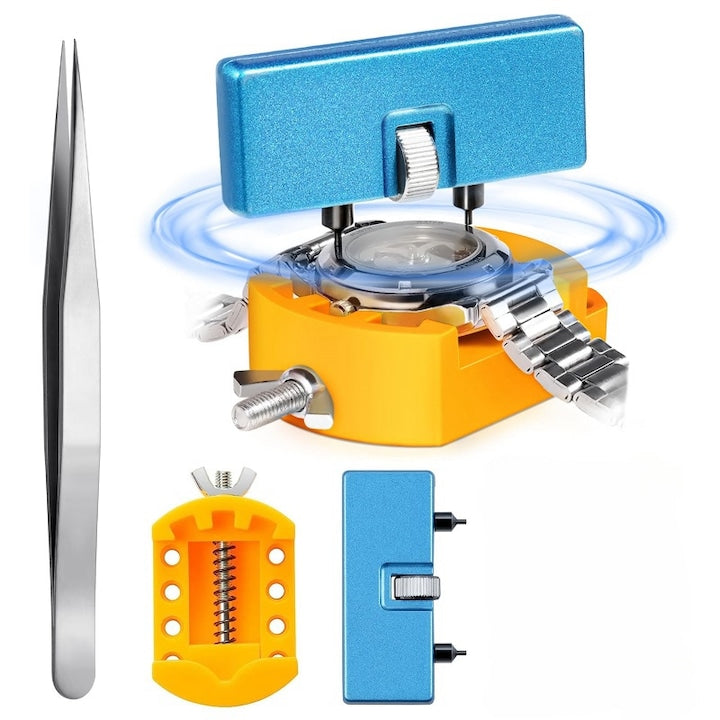 Set deschidere capac ceas cu suport antiderapant  pentru capac cu caneluri  set de scule