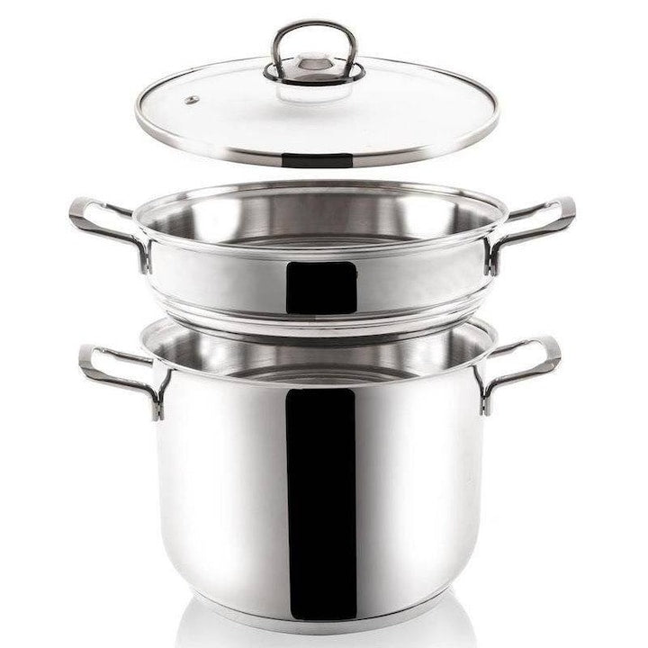 Oala cu abur Orion PREMIUM  Inox 18/10  Argintiu  22 cm  5 L