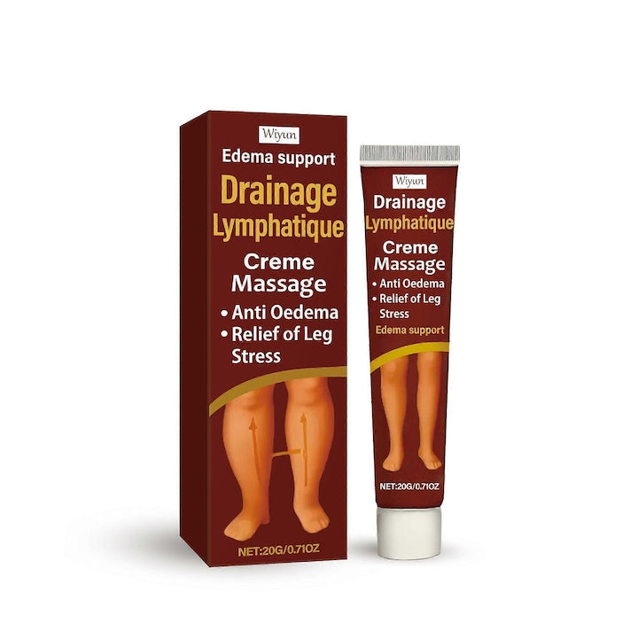 Crema de masaj pentru drenaj limfatic  extract de menta  imbunatatirea venelor varicoase  200g
