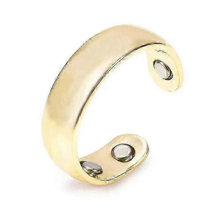 Inel magnetic ajustabil  auriu