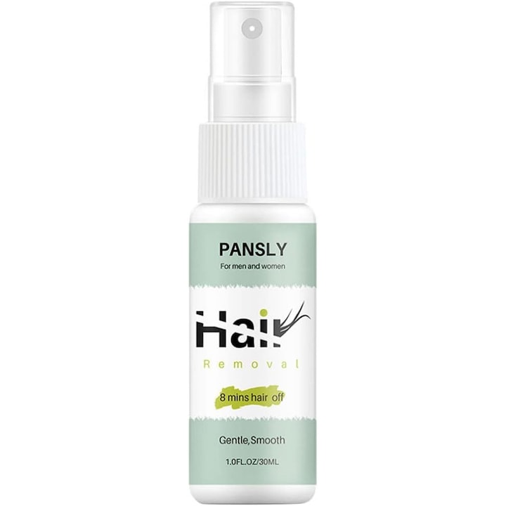 Spray depilare rapida  Pansly  30ml  extracte naturale  10.6x2.7x2.7cm