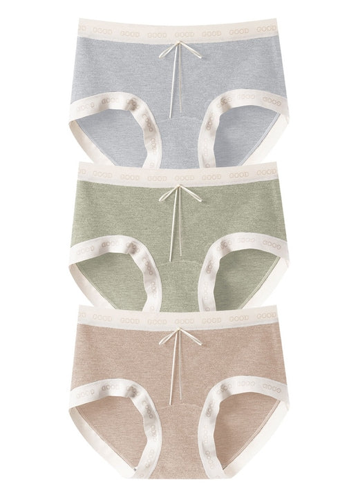 OEM - Set de 3 pantaloni interiori femei  chiloti dama set  chiloti calzi din bumbac si acril  multicolor  M