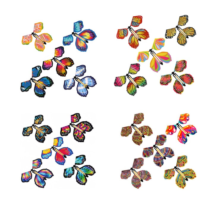 Set 20 Fluturi Zburatori  Rqiurpn  Diverse Culori si Modele  Accesorii pentru Petrecere  grozave de Craciun Cadou surpriza Cadouri de apreciere pentru profesori