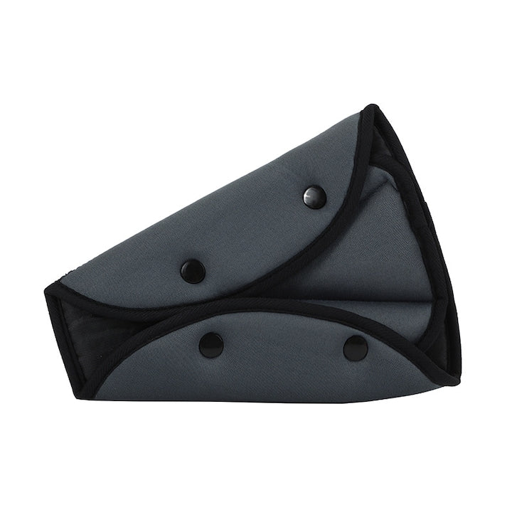 Adaptor centura de siguranta auto JENUOS  24x19cm  Gri  pliabil  tip snap-on